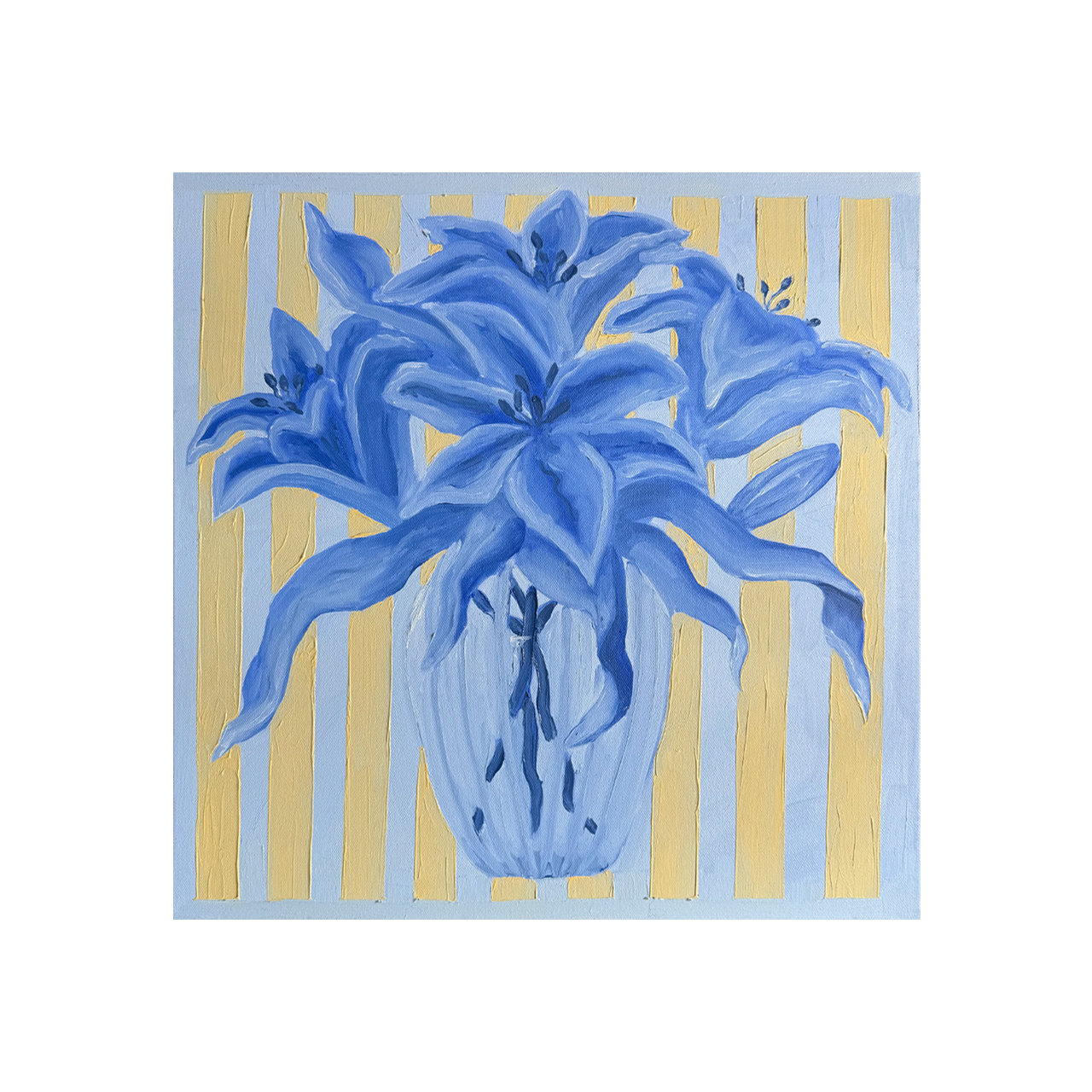 Lillies in Blue