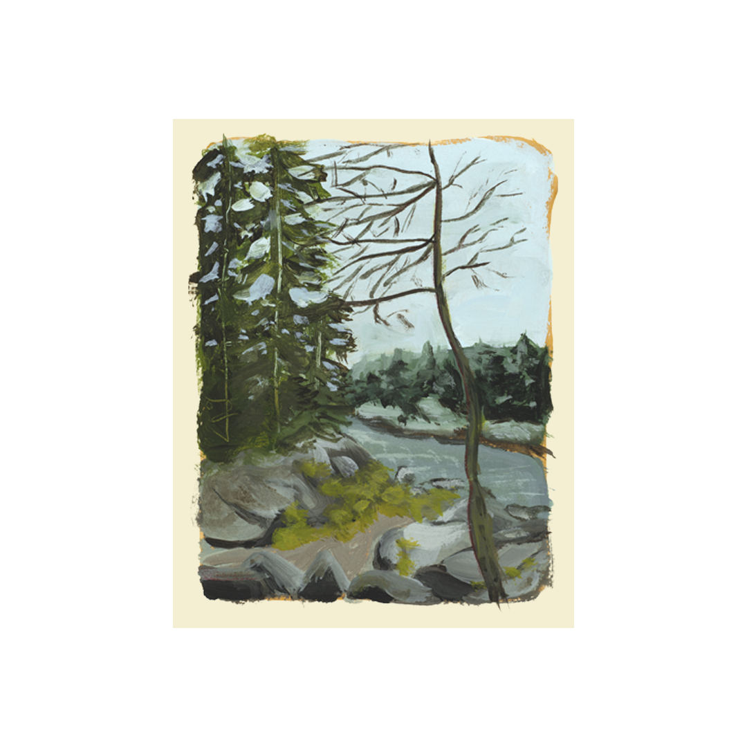'Quiet Current' Print