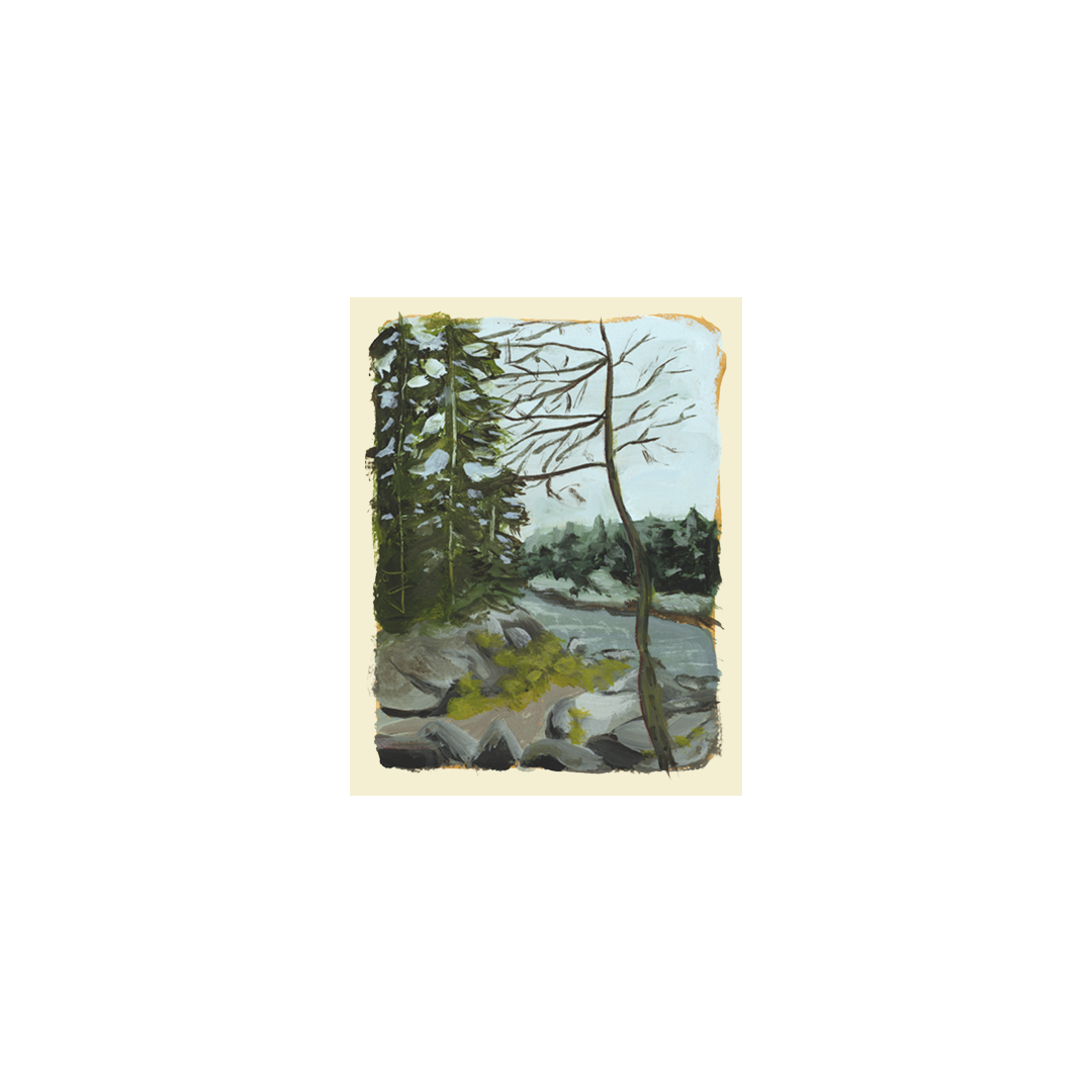 'Quiet Current' Print